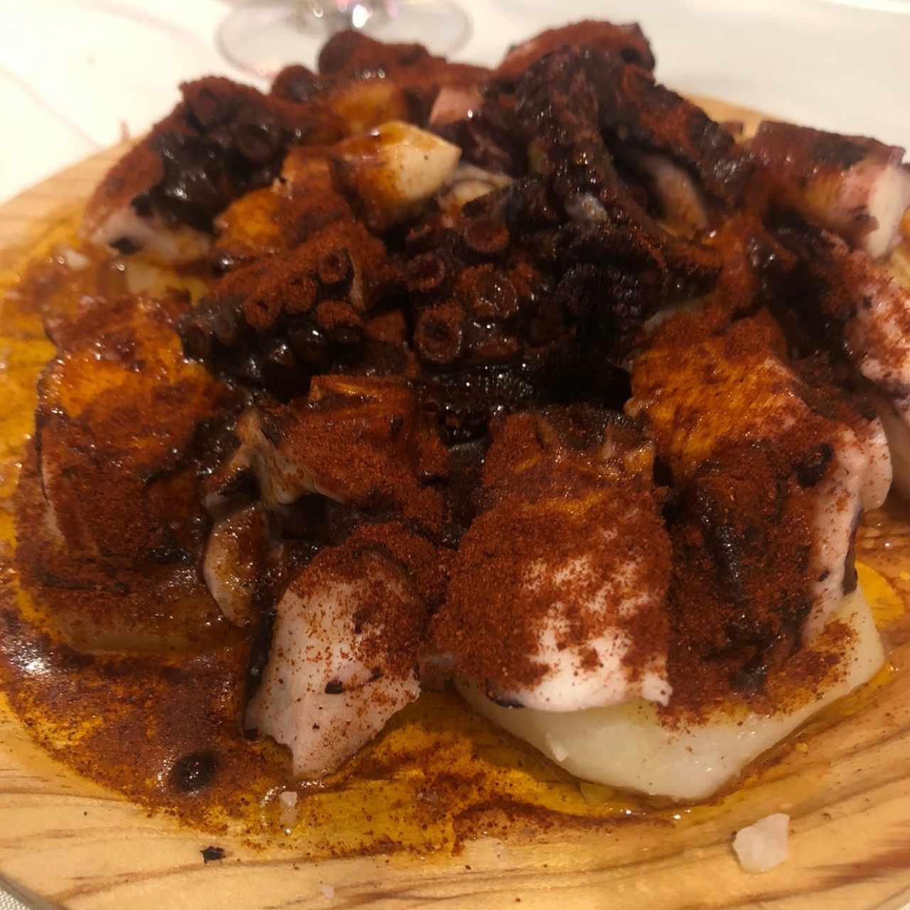 Tapa de pulpo a la gallega