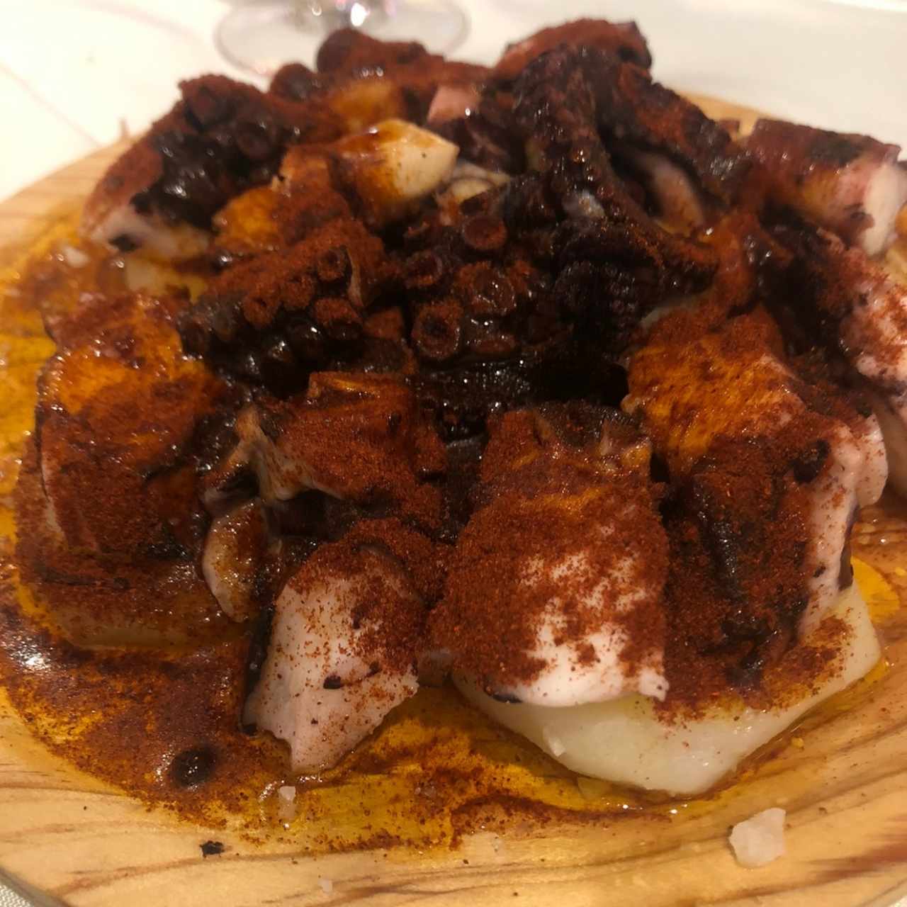 Tapa de pulpo a la gallega