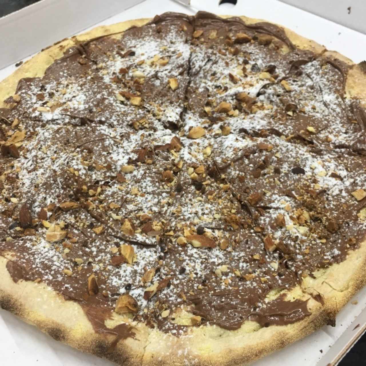 pizza de nutella