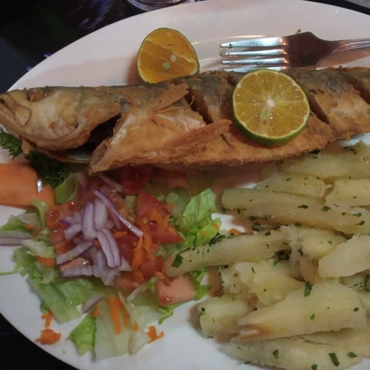 pescado con sabor del chorrillo