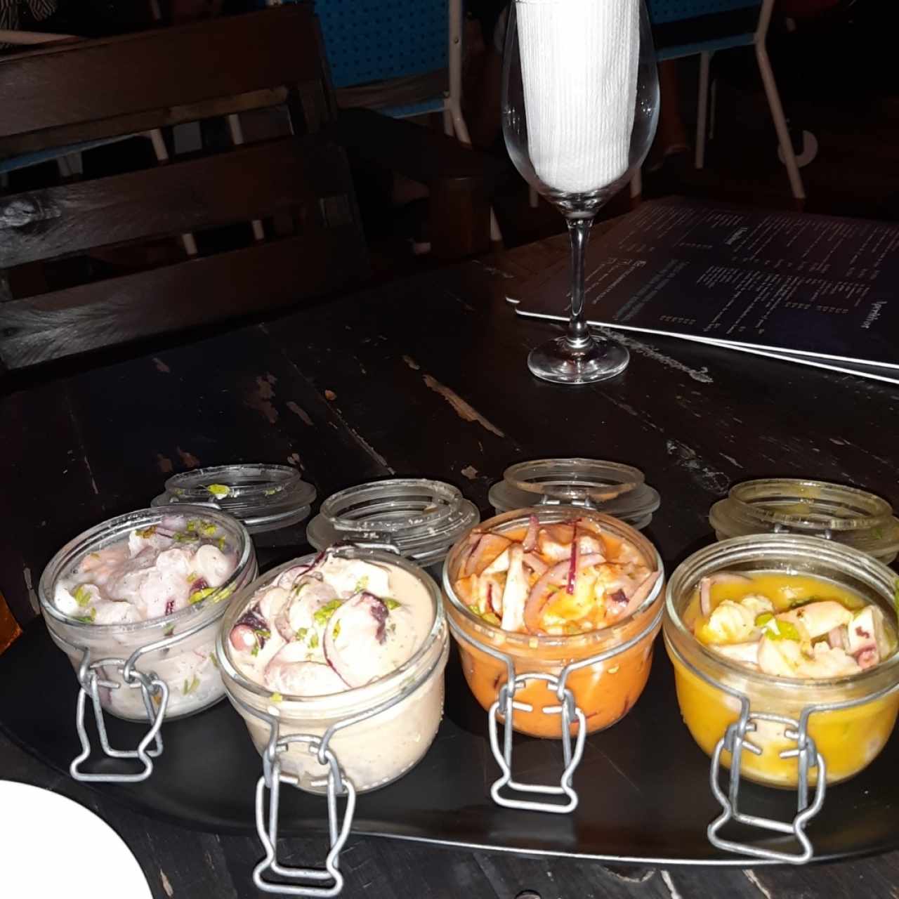 Cuarteto de ceviches