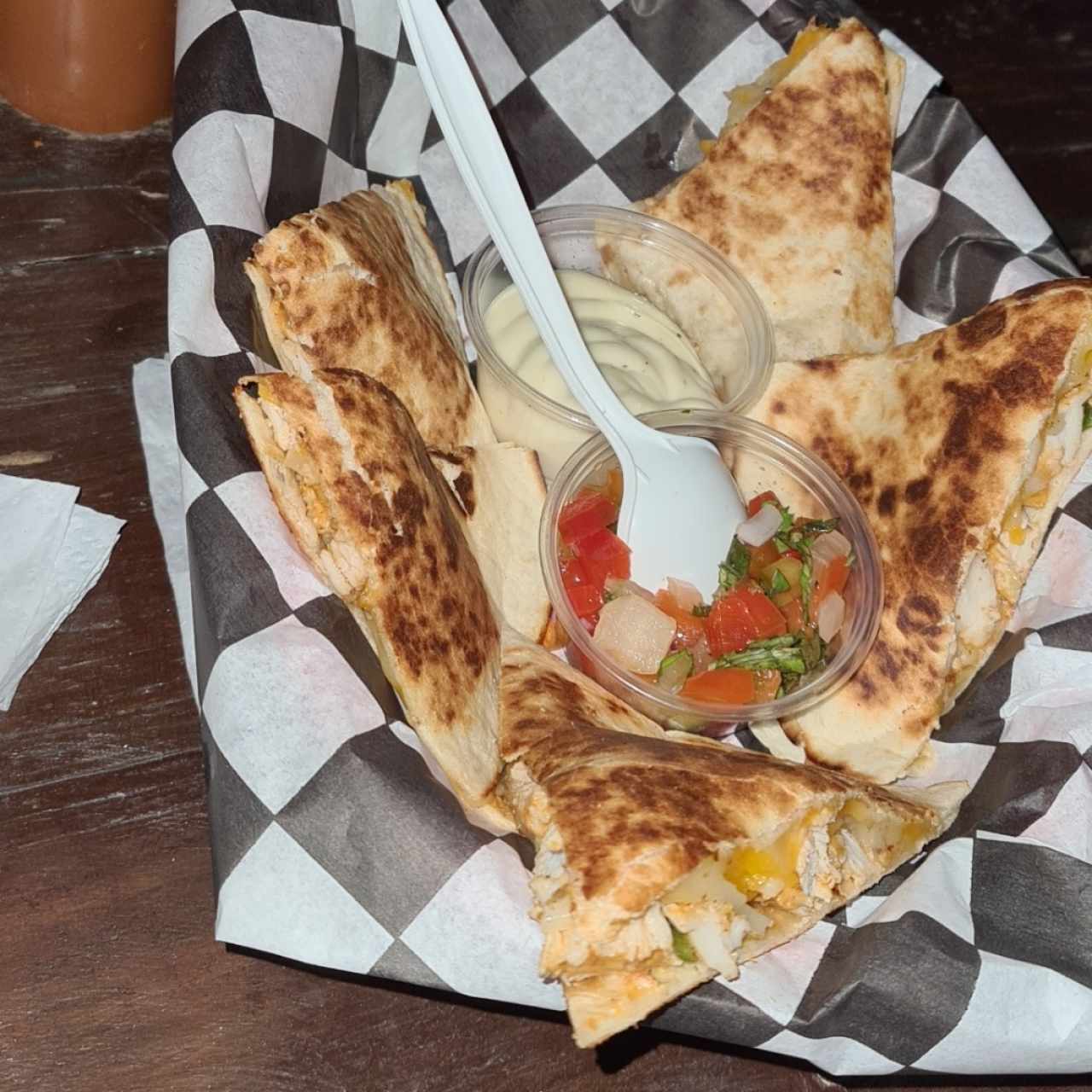 quesadillas