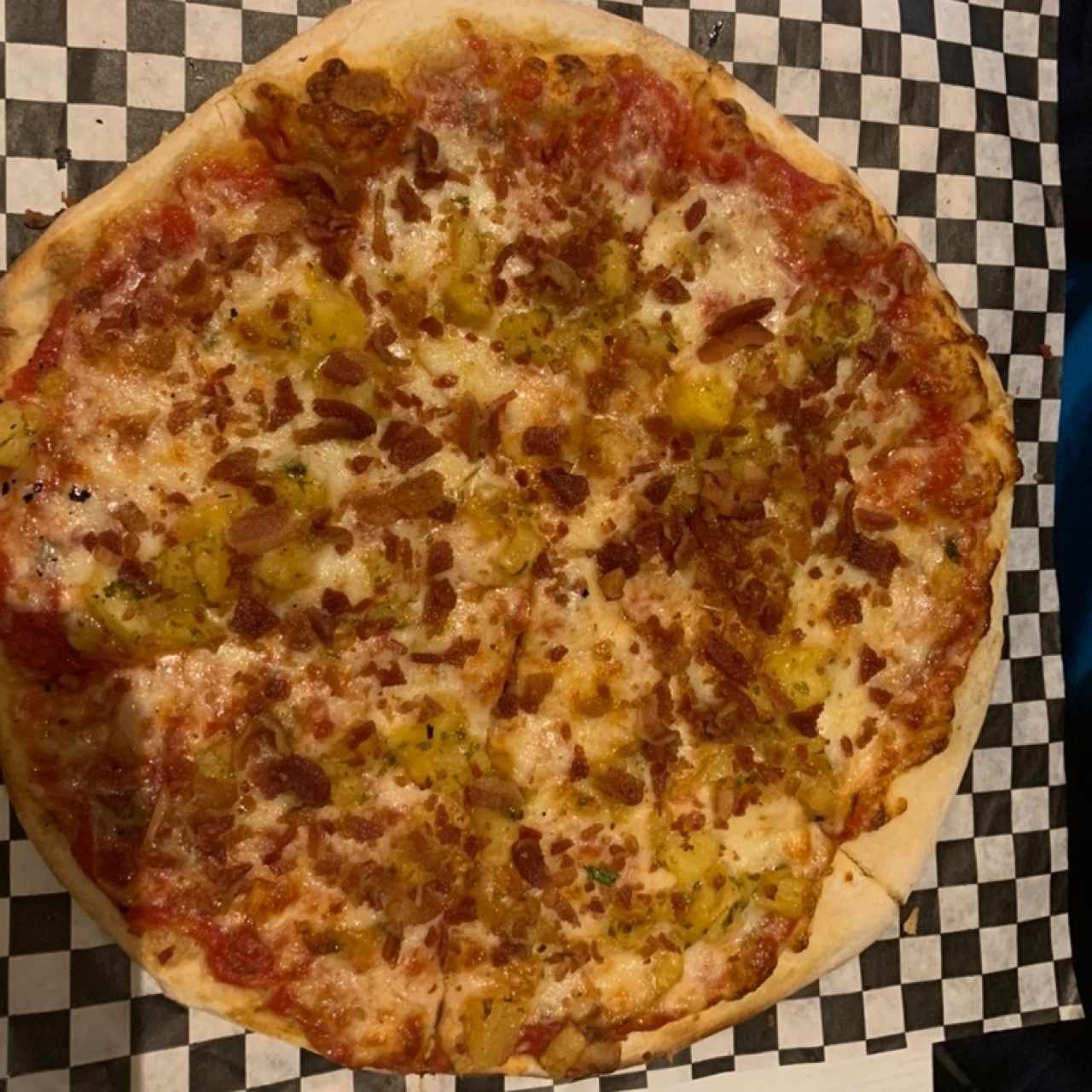 Pizza de tocino