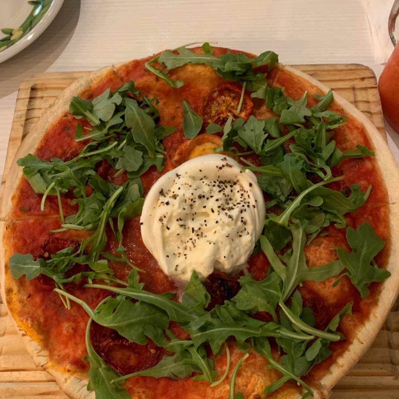 pizza de burrata