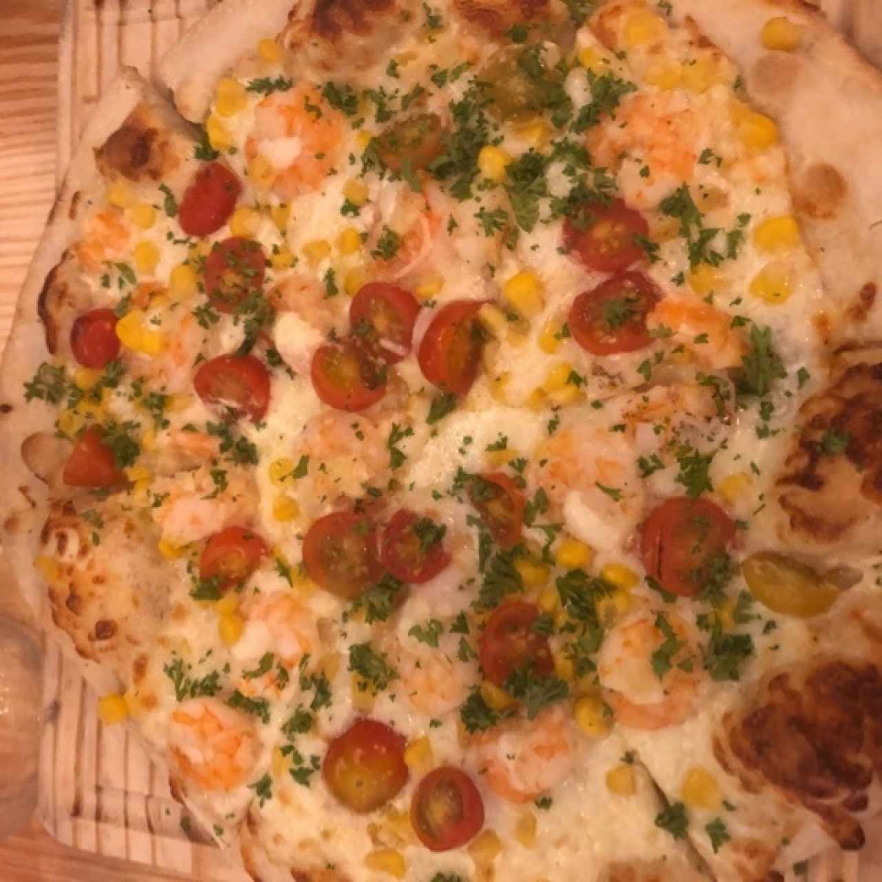 Pizza de Camarones