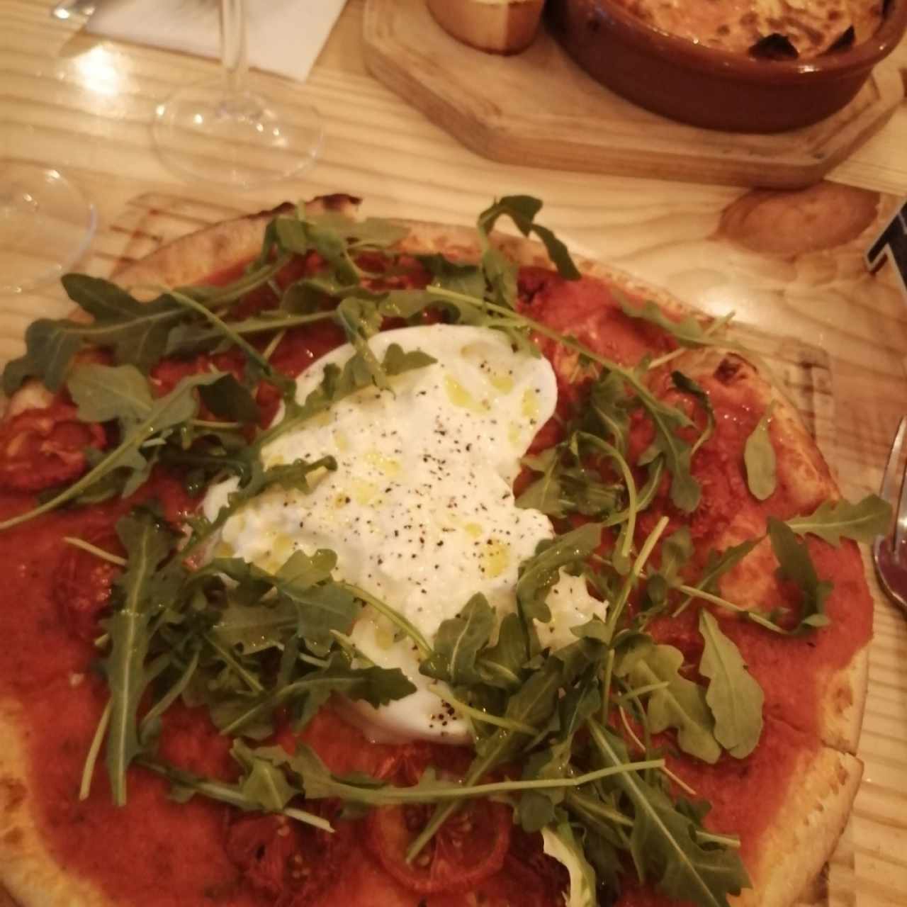 burrata pizza