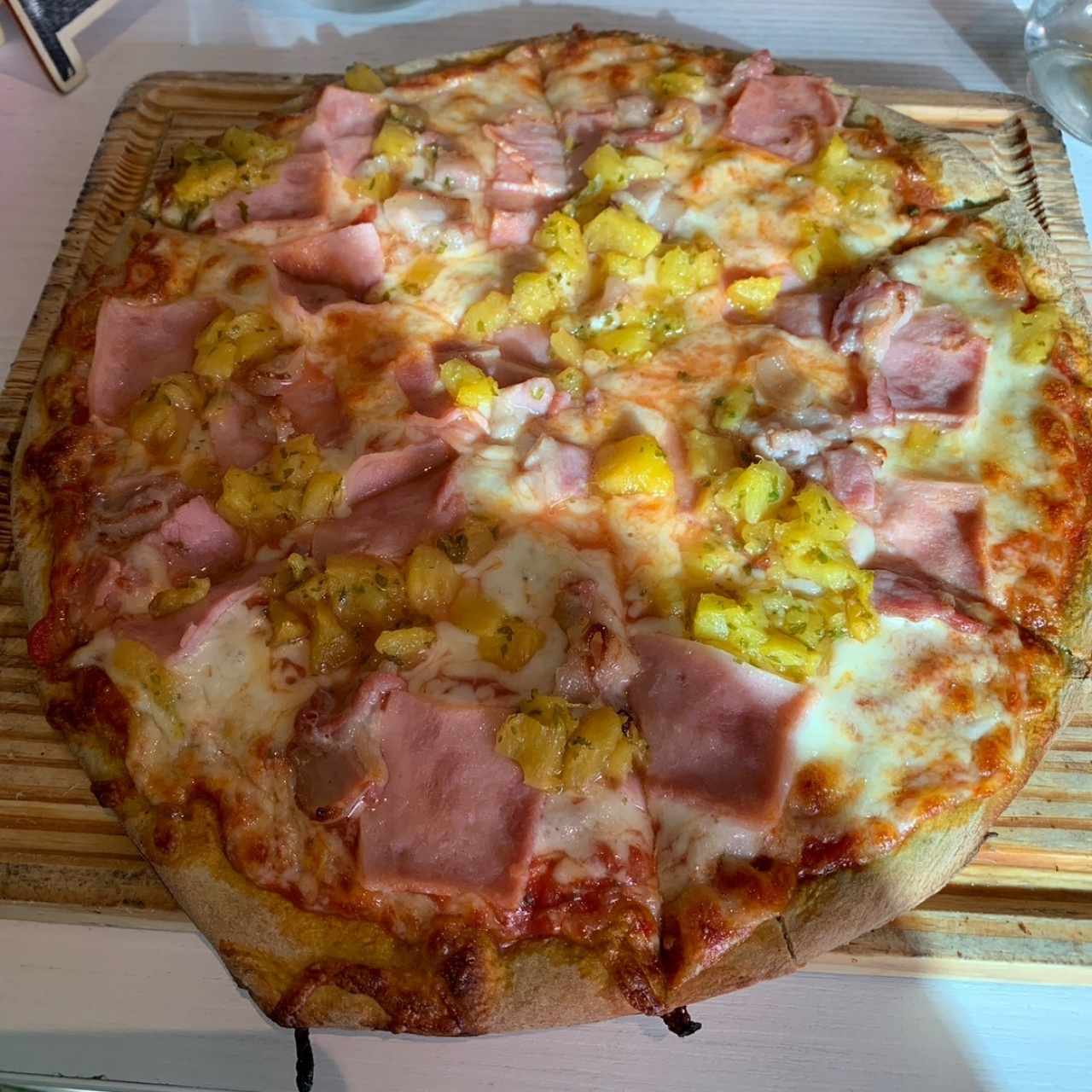 Pizza hawaiana 