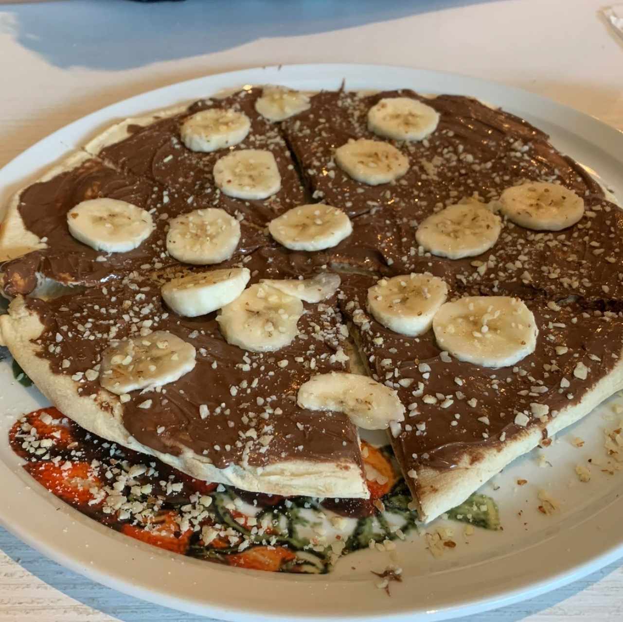 Pizza de nutella 