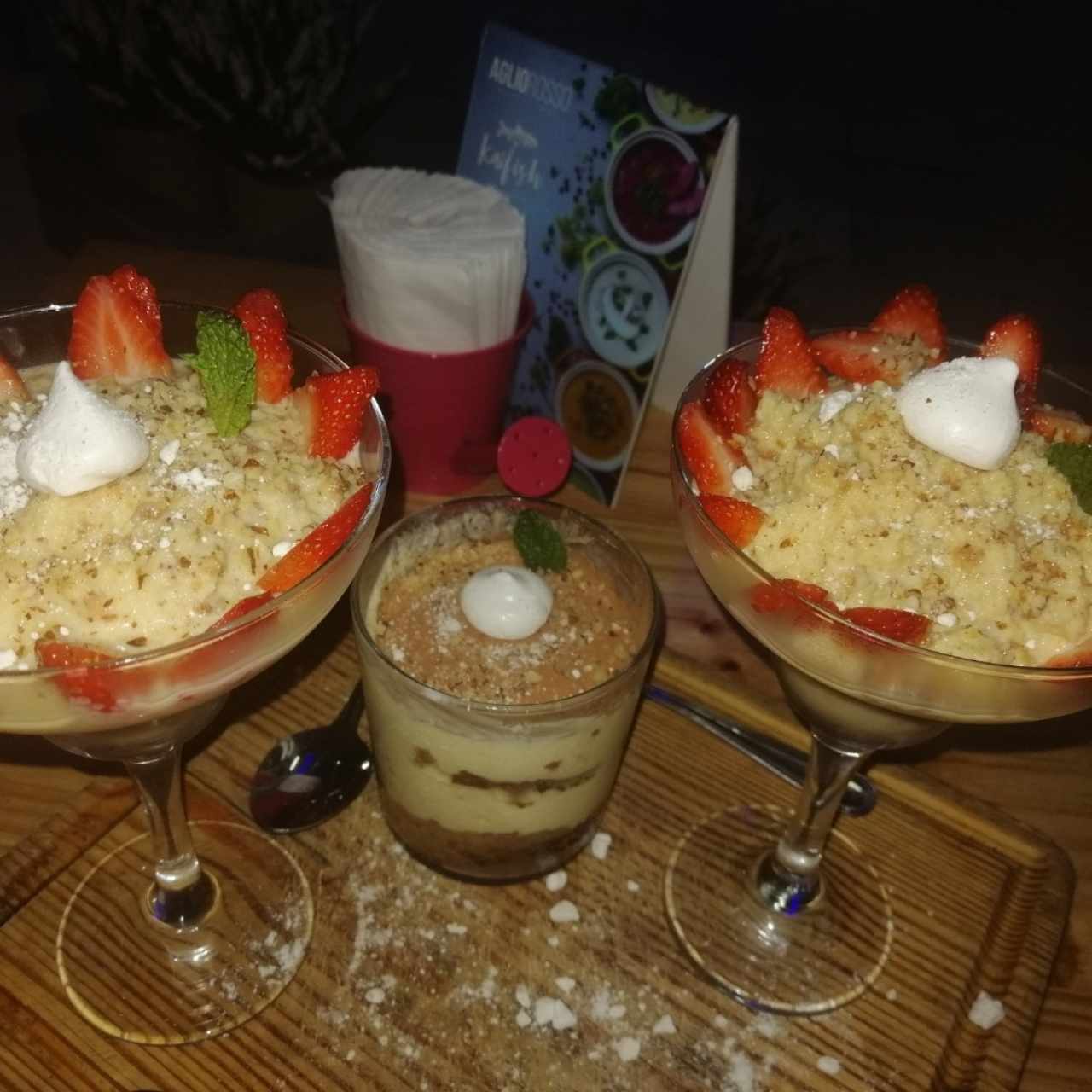 Tres leches y Tiramisú. Exquisitos! 