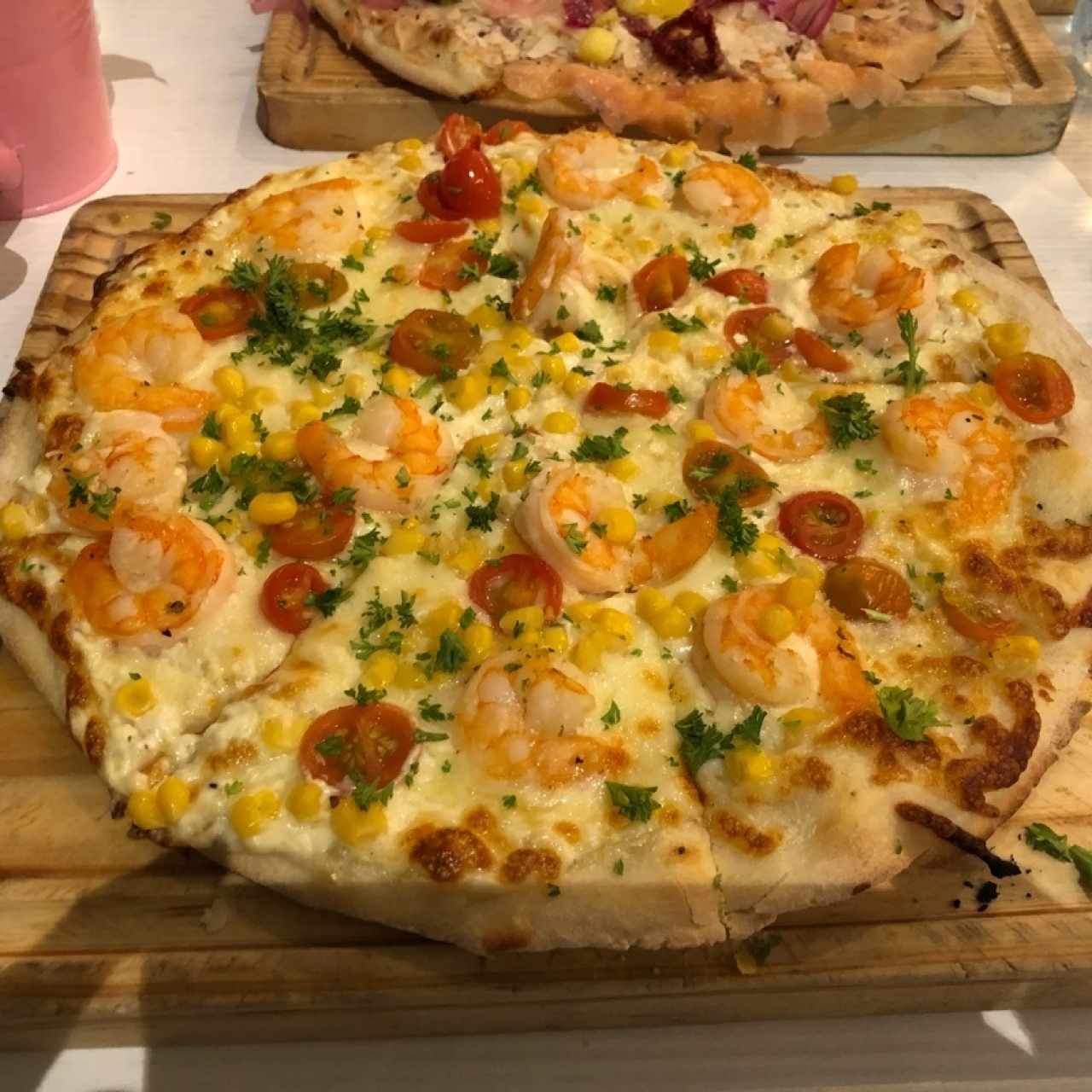 Pizza de Camarones