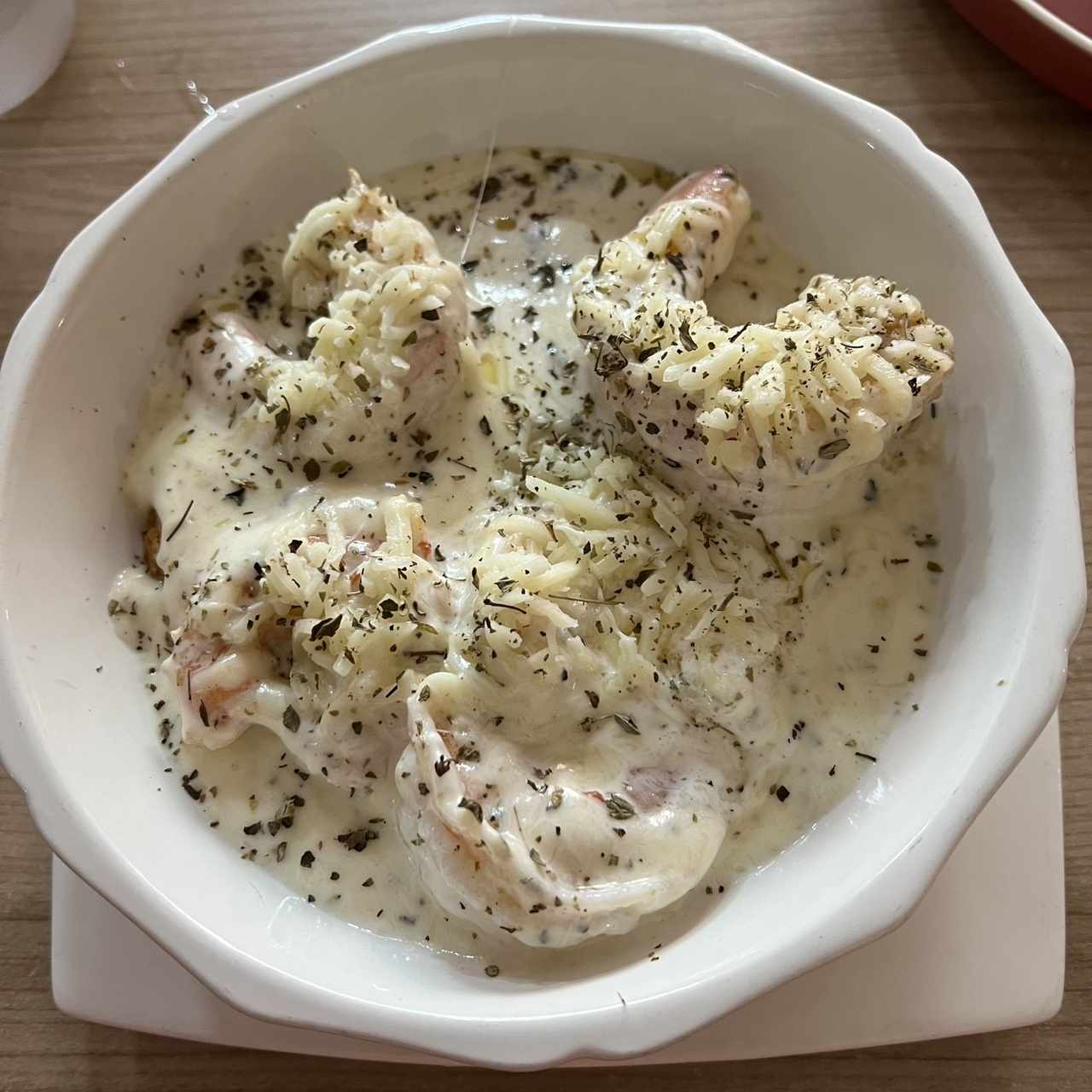 PLATOS FUERTES - Langostinos 3 Quesos