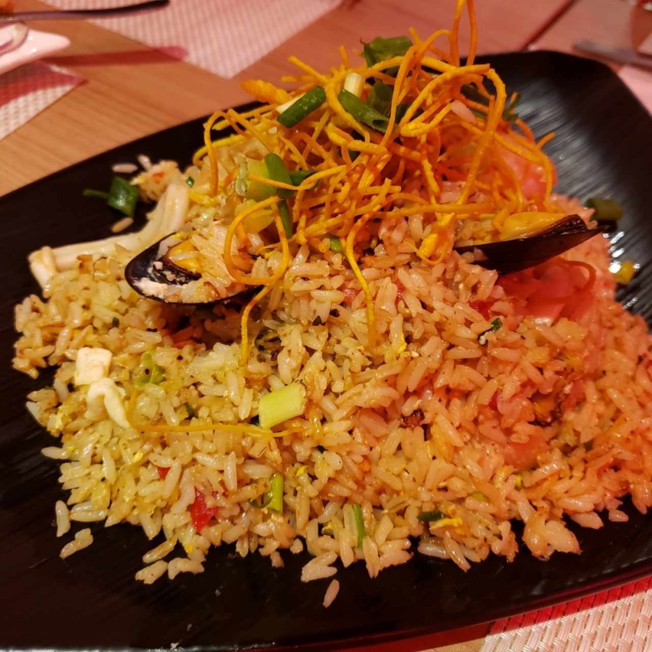 Arroz Chaufa de Mariscos