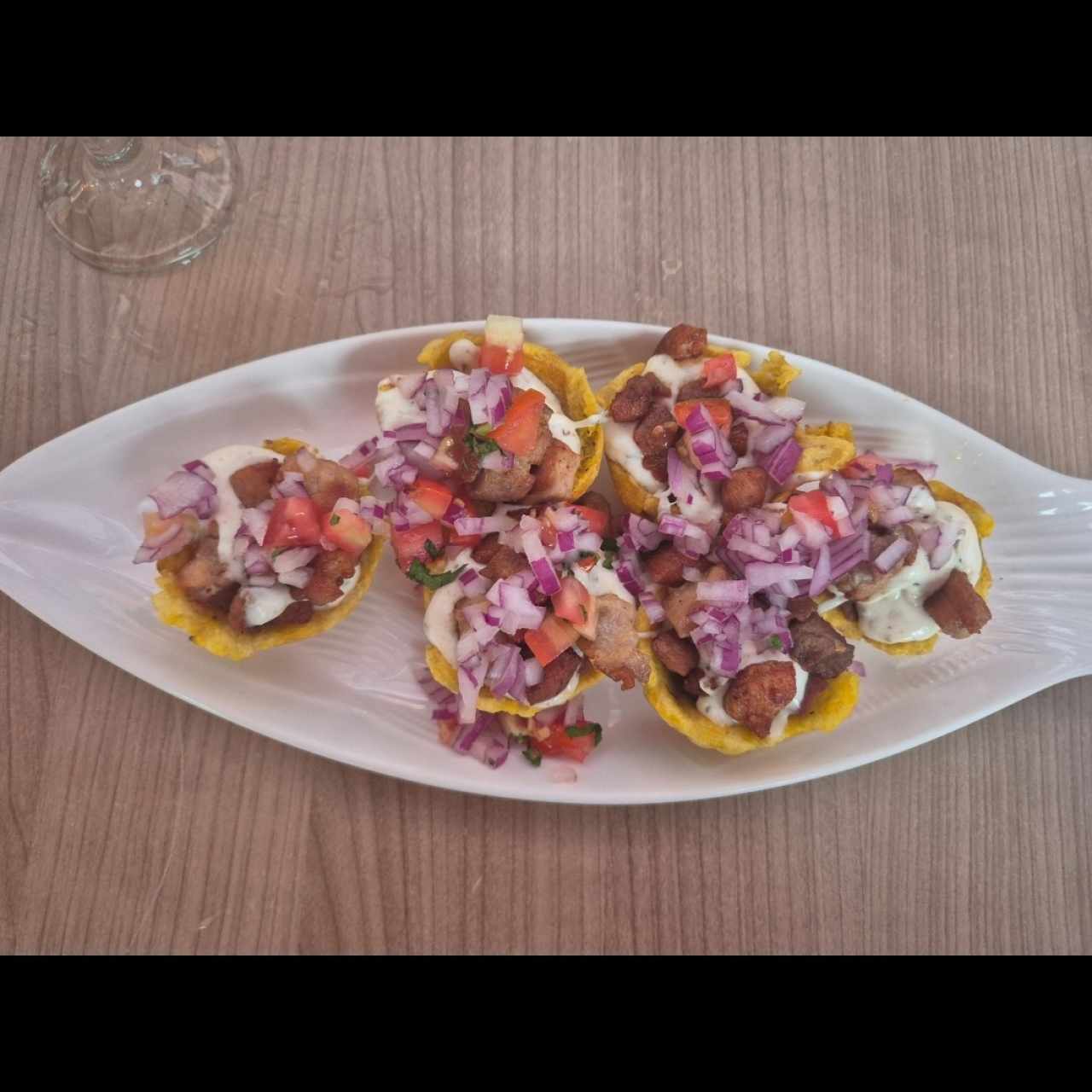 patacones rellenos puerco y queso