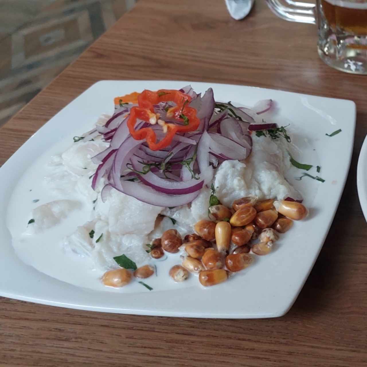 ceviche de pescado (1 de los 3 platos de Ronda Marina)