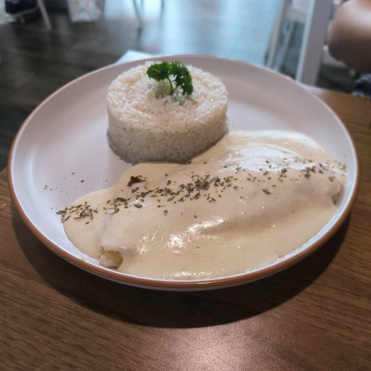 Pescado en Crema de Ajo