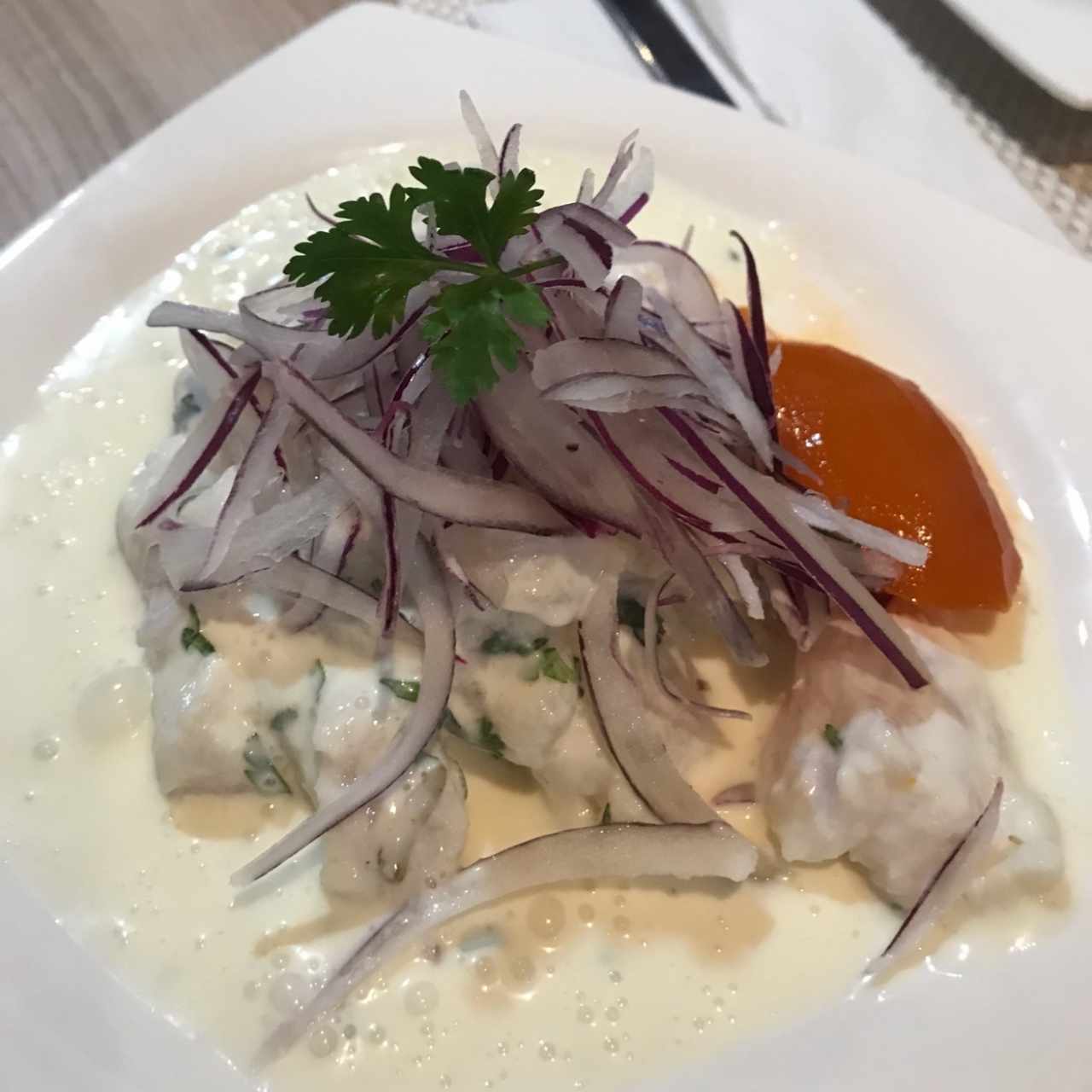 Ceviche de pescado 