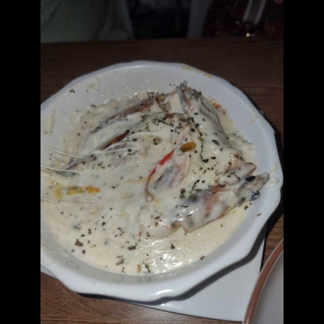 PLATOS FUERTES - Langostinos 3 Quesos