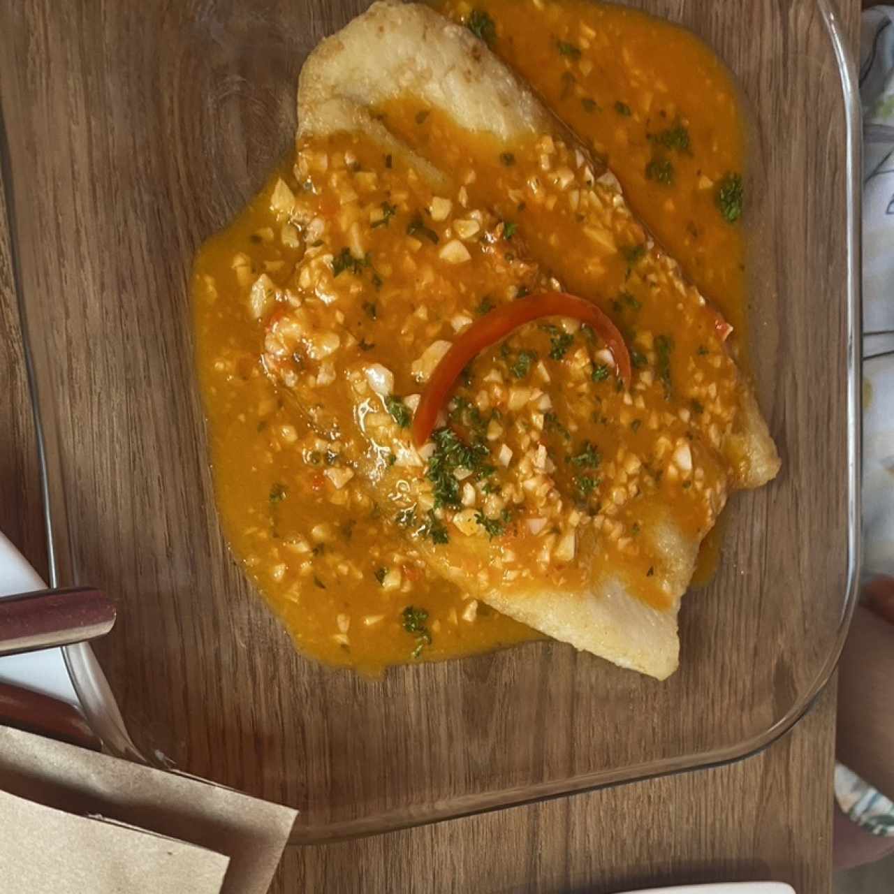 Filete al ajillo