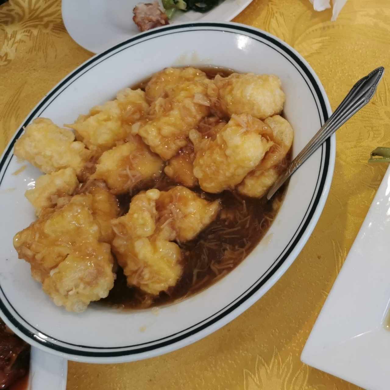 Tofu Con Salsa de Conchuela Seca