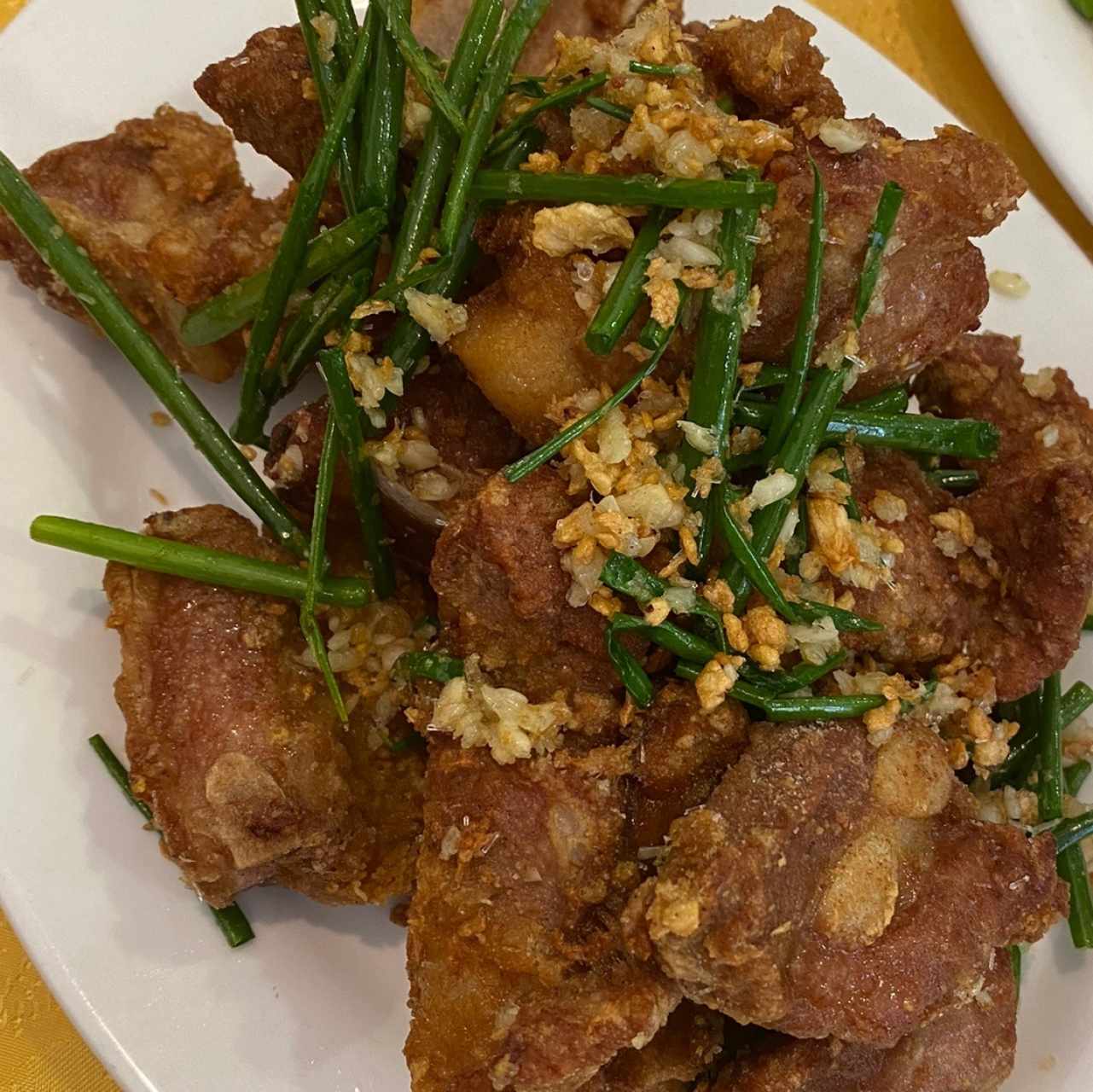 Costillas Salteadas con ajo