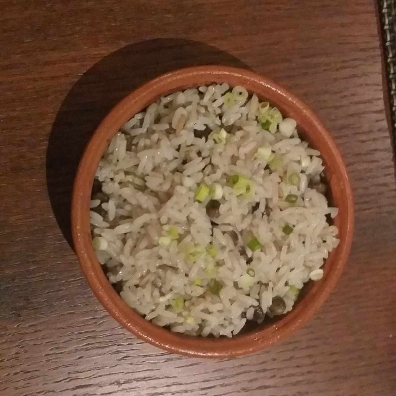 Arroz con guandú y coco 