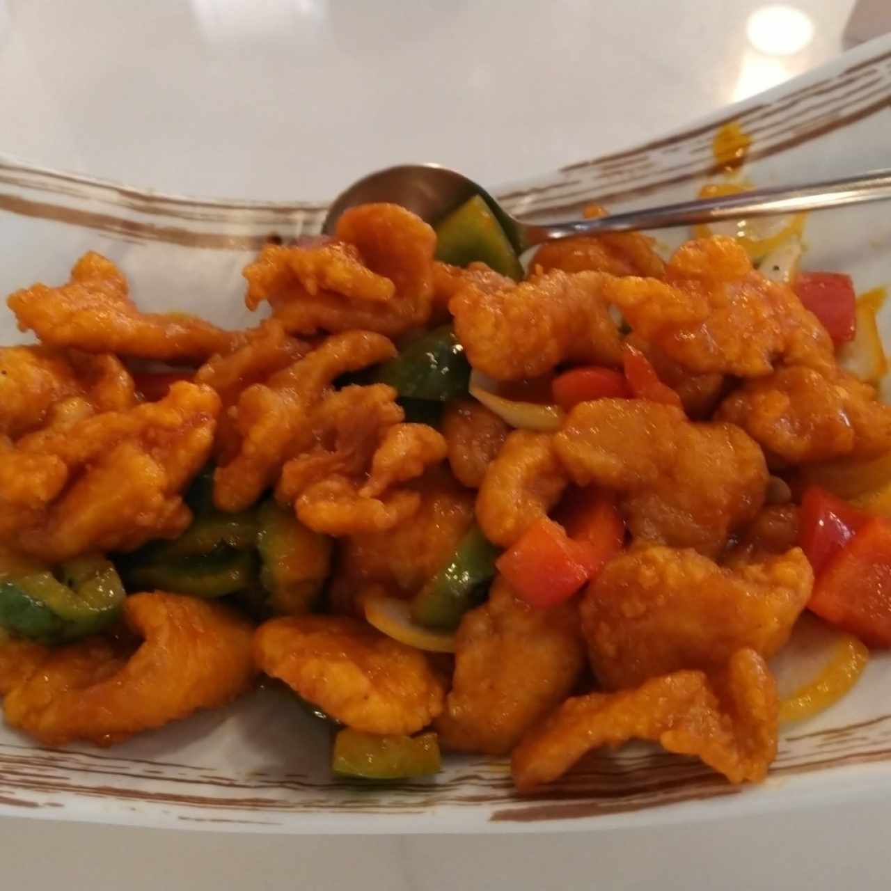 Pollo en salsa a la Naranja