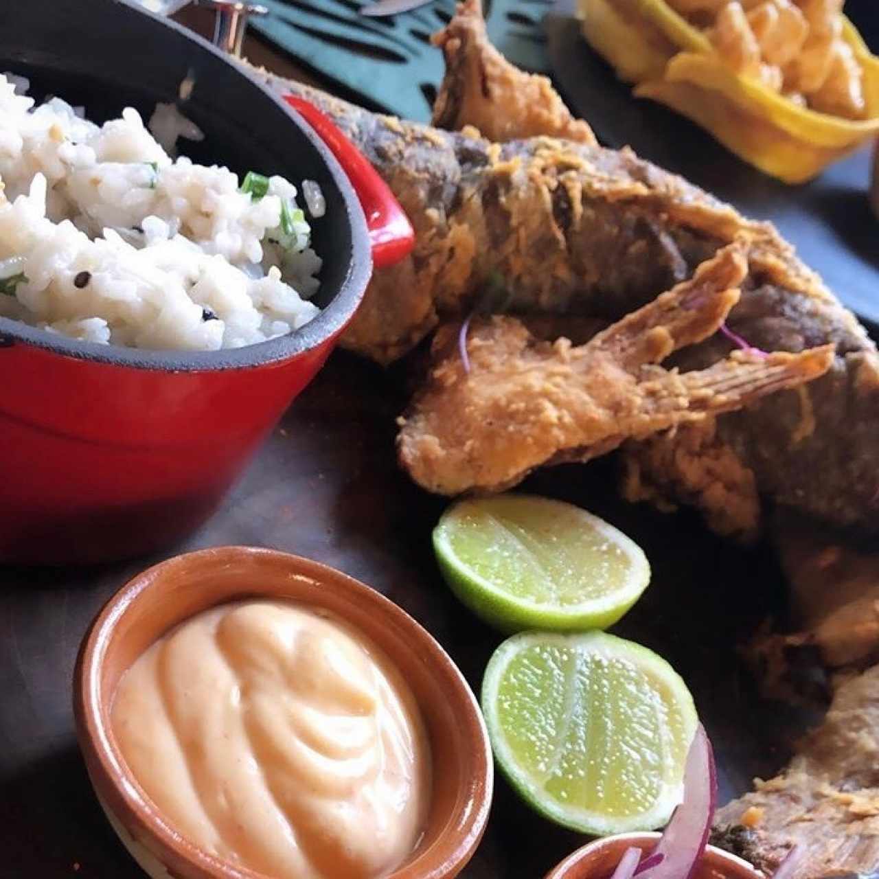 Pescado frito