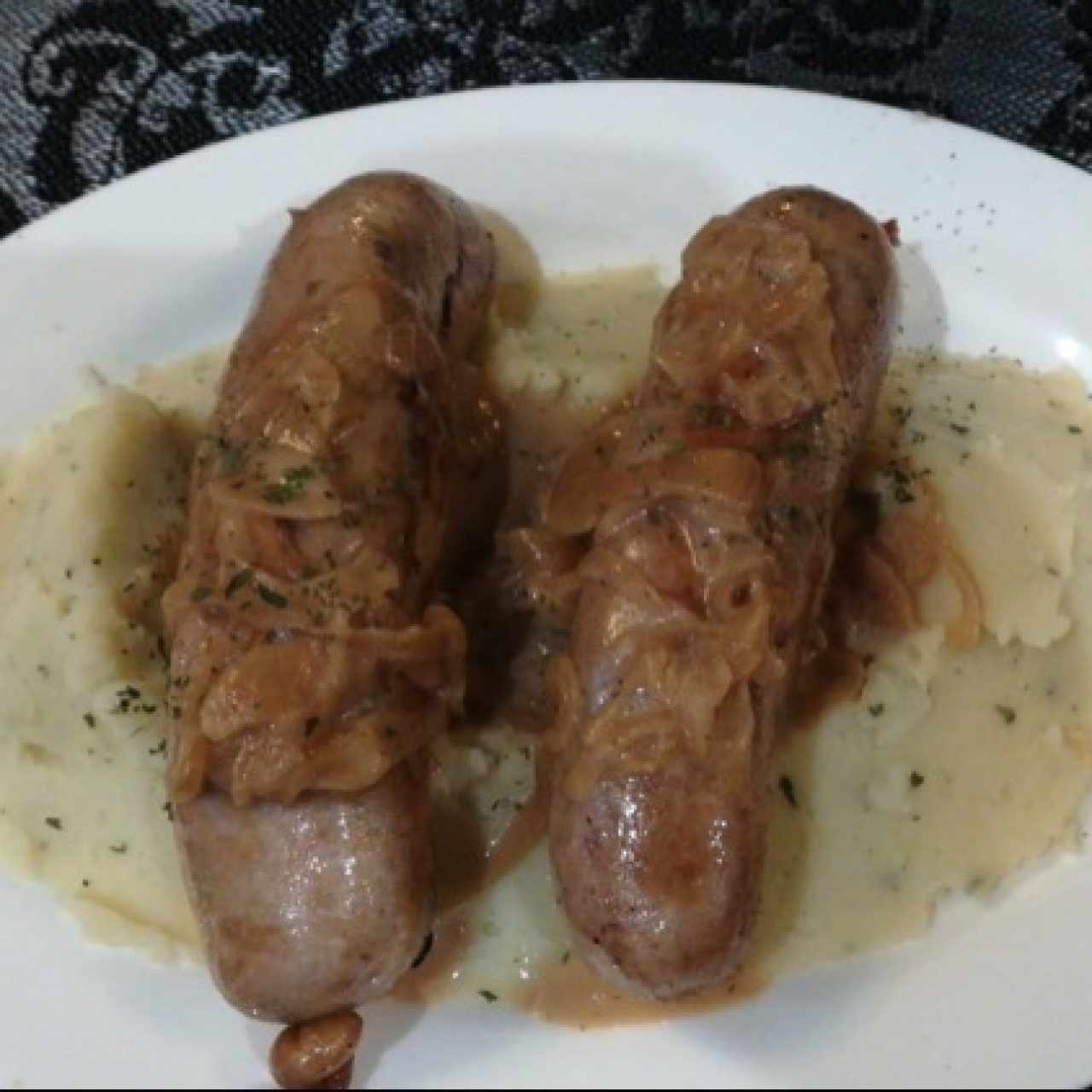 Platos fuertes - Banger and mash