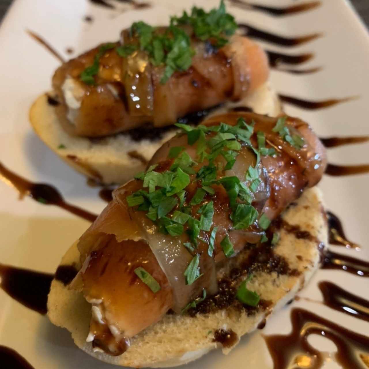 Crostini de Salmon Ahumado