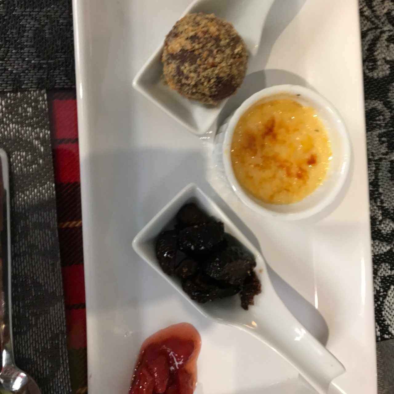 trio de postres