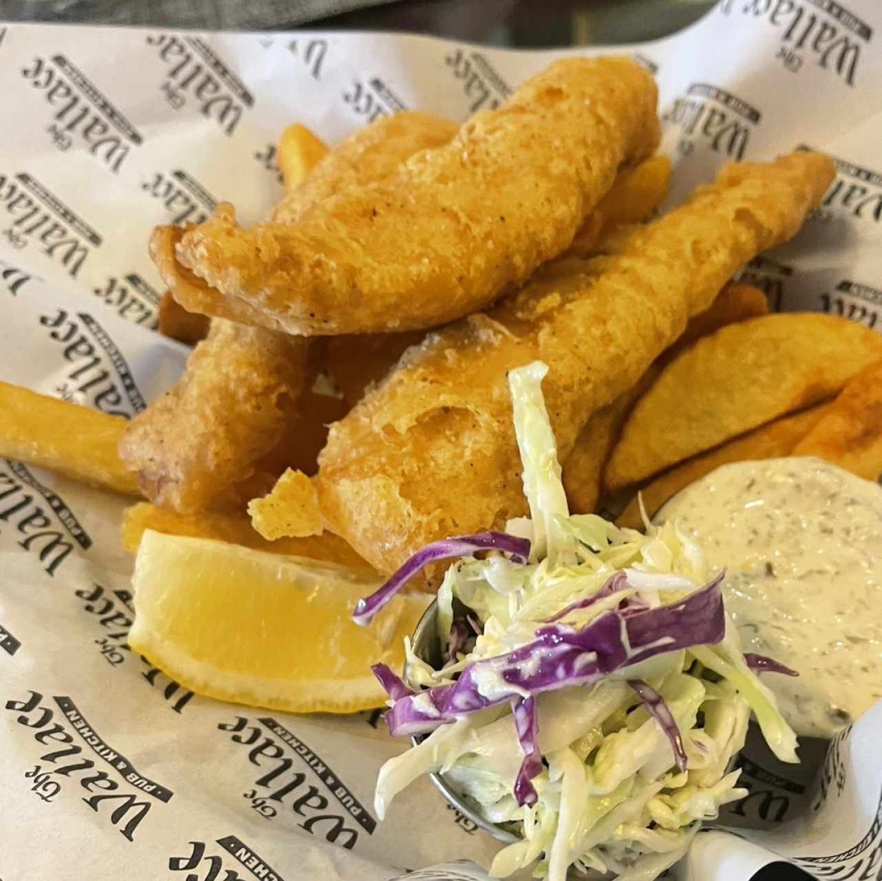 Platos fuertes - Fish and chips glutten free