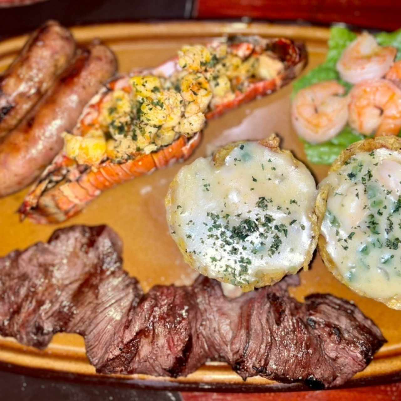 Parrillada mar y tierra 