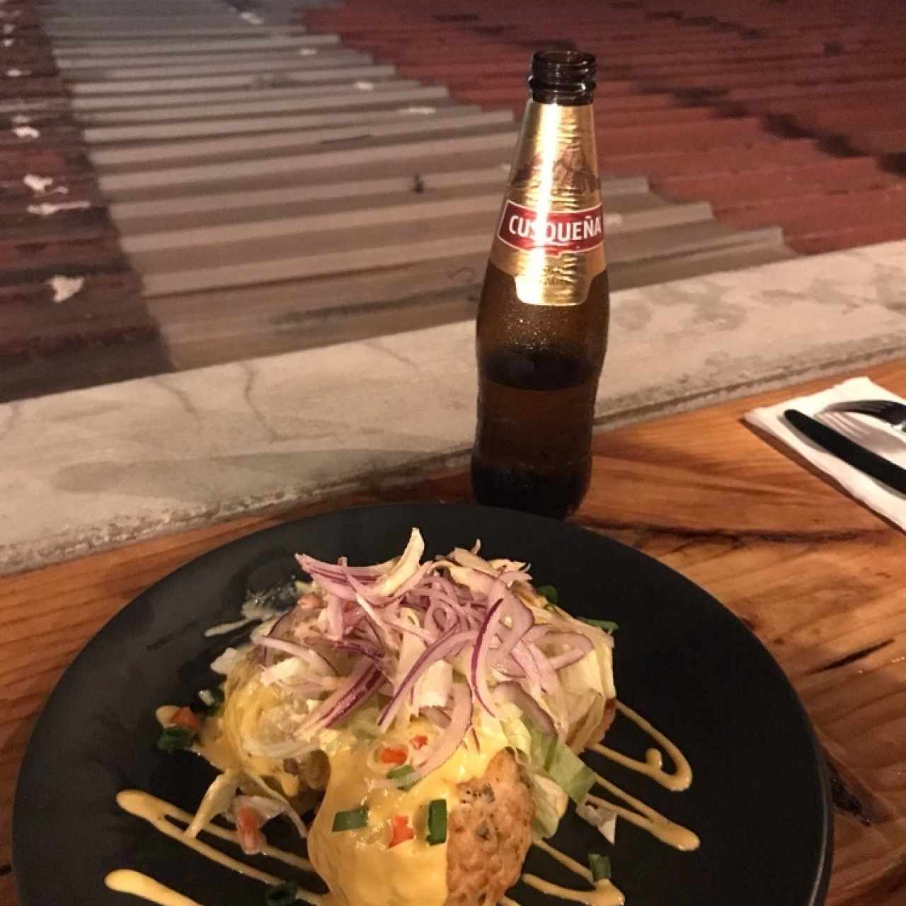 Mr loco (ceviche frito) 