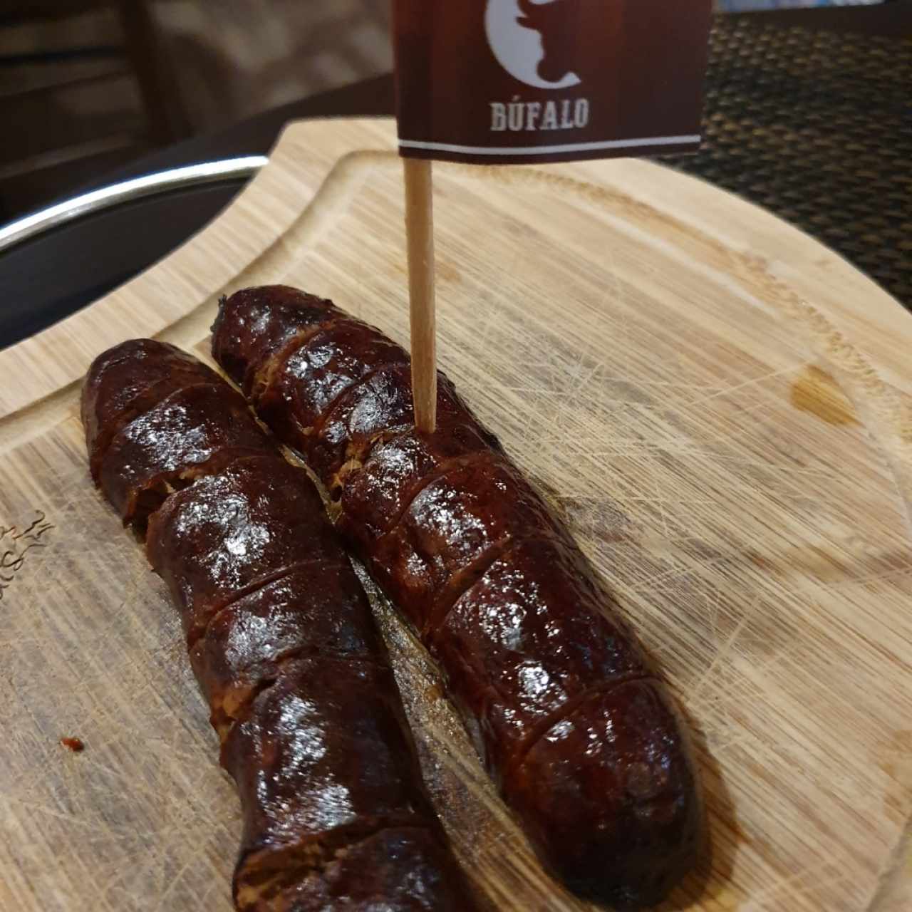 chorizo de búfalo