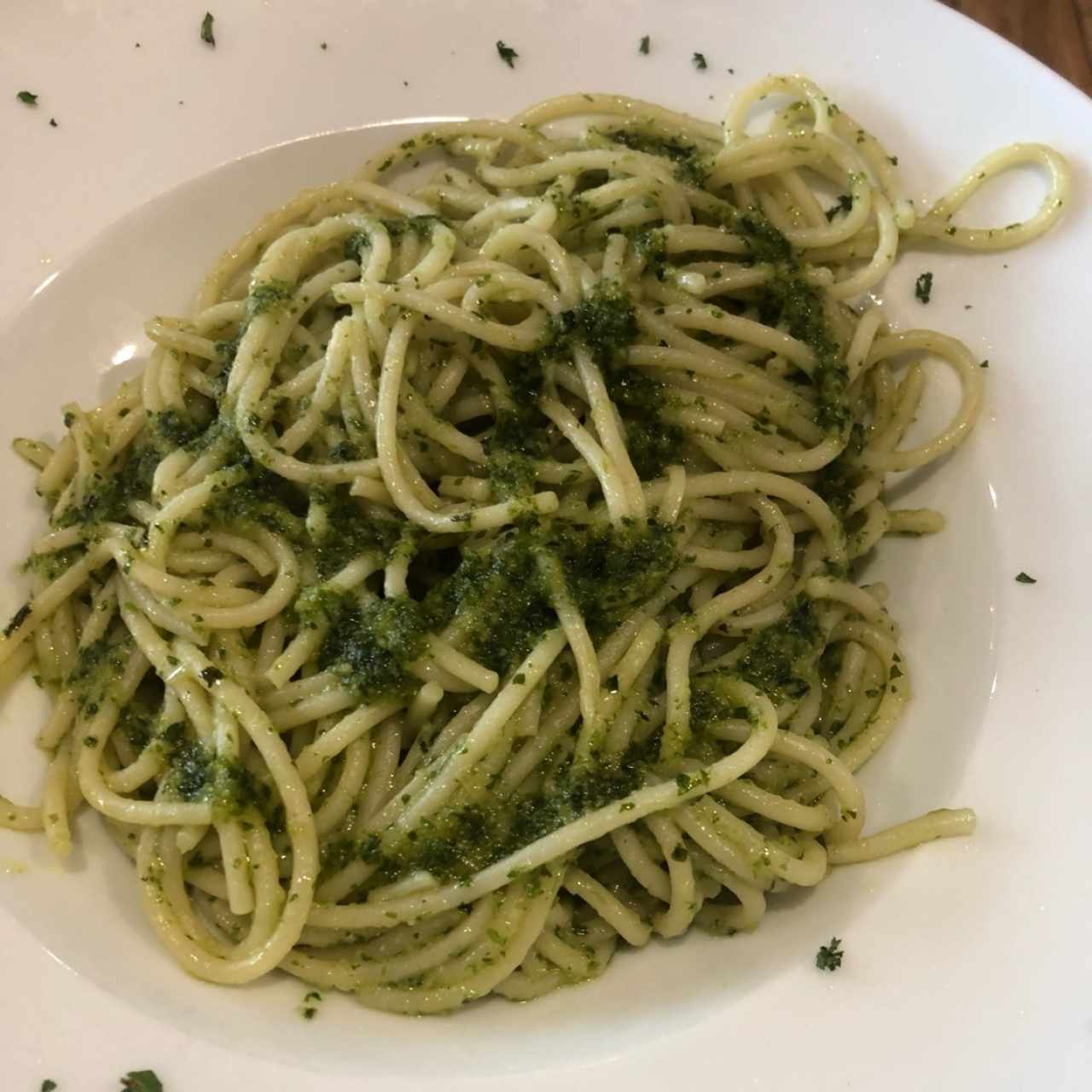 Pasta al pesto 