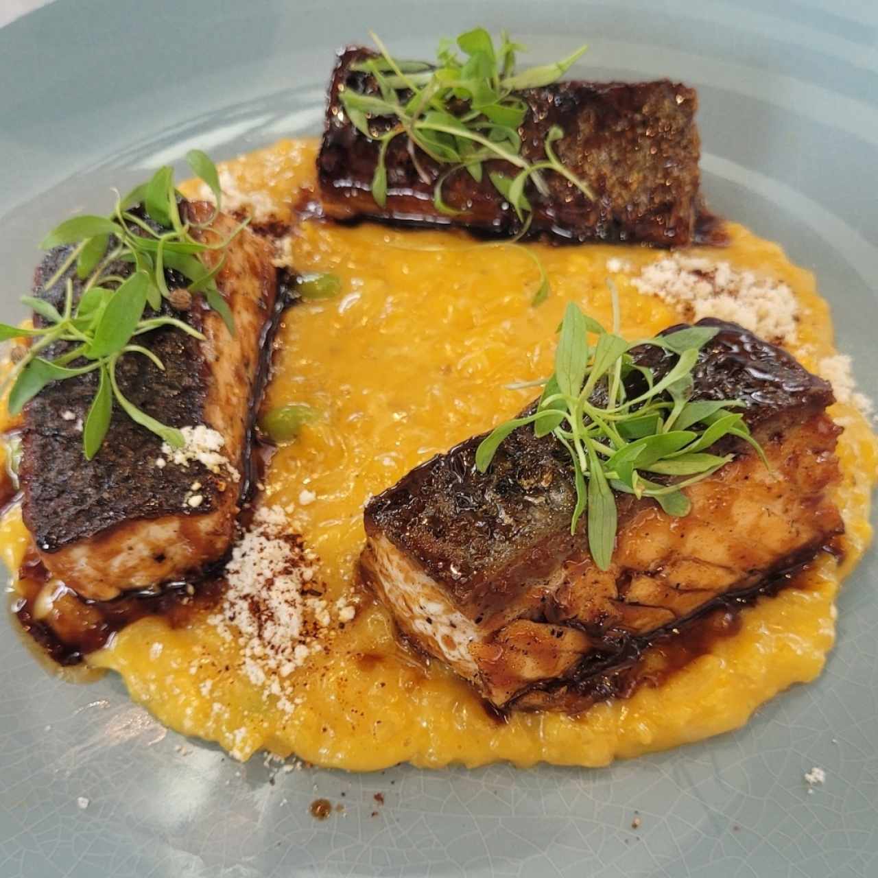 KING SALMON & CORN RISOTTO