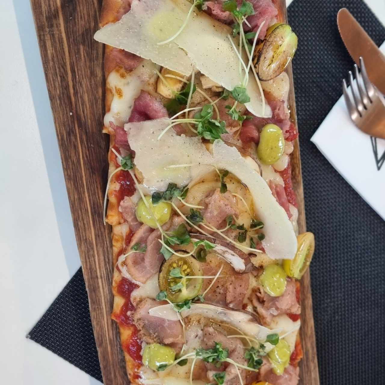 Pizzeta Carpaccio