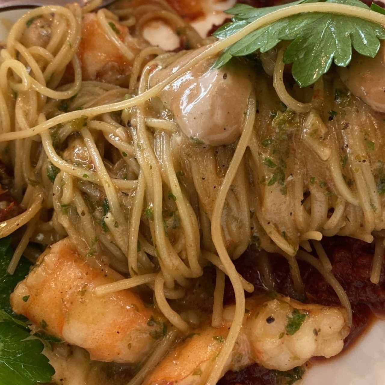 Vermicelli Aglio, Olio e Gamberi