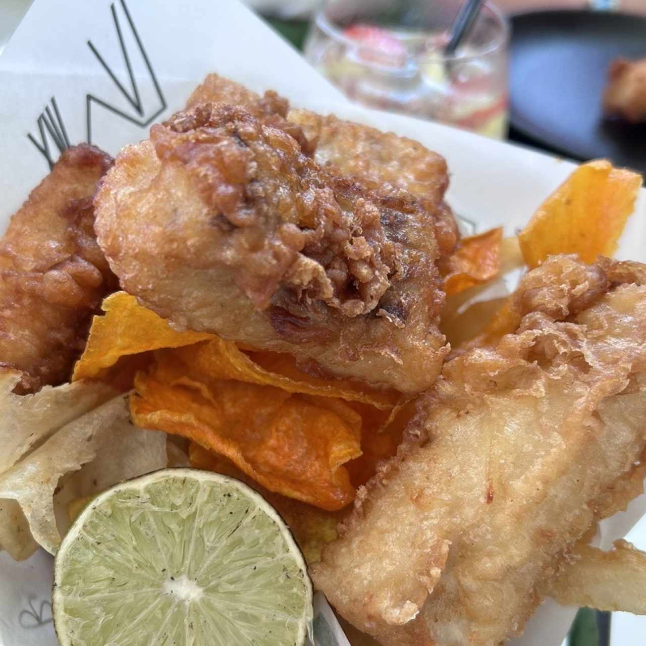 Fish, Chips and more chips