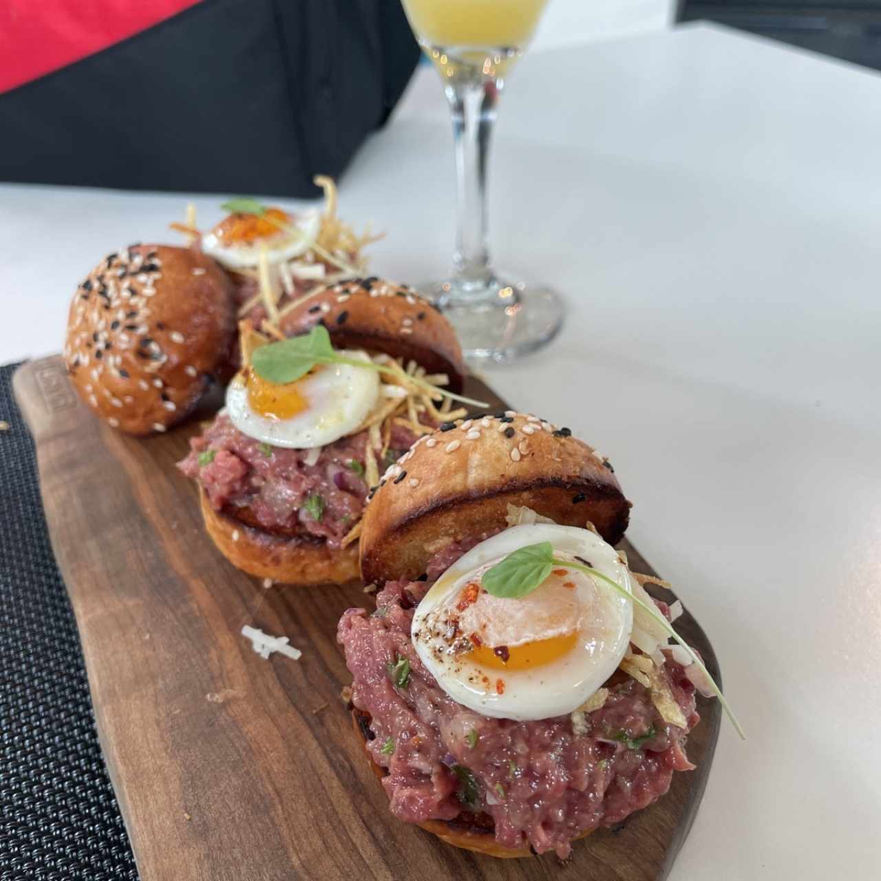 Small Eats - Steak Tartar Sliders