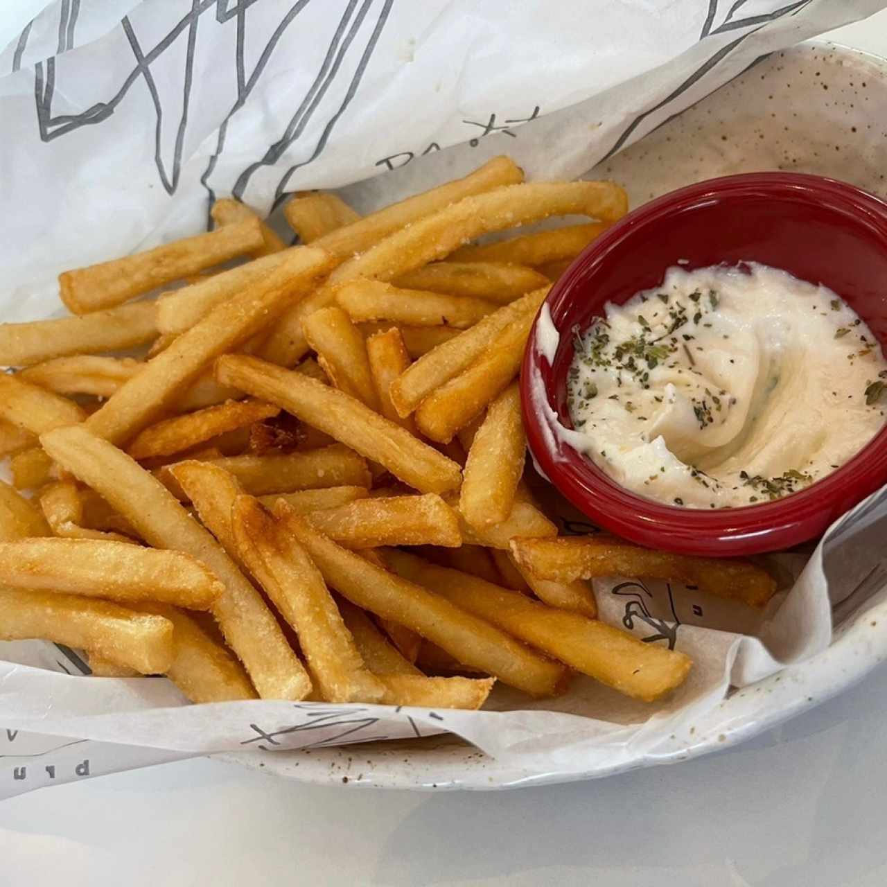 Papas Fritas con Feta