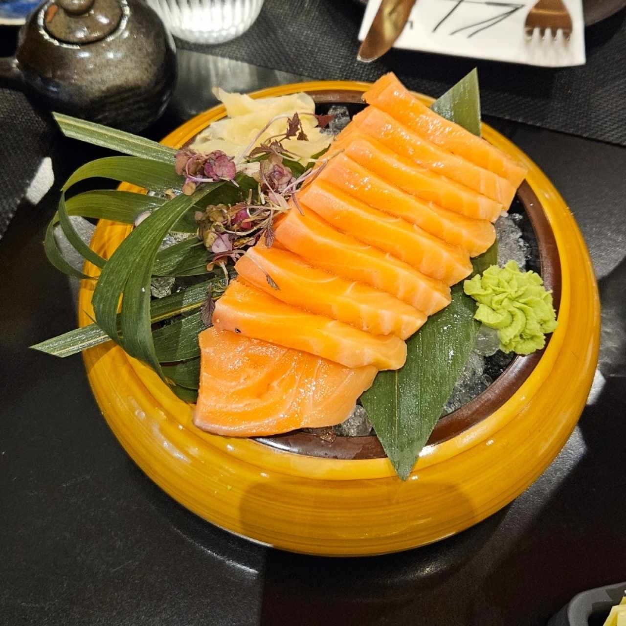 sashimi de salmon