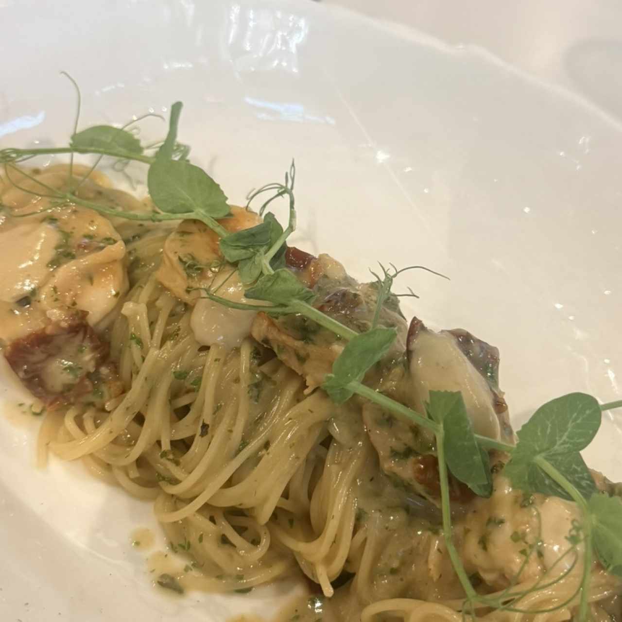 VERMICELLI AGLIO, OLIO E GAMBERI