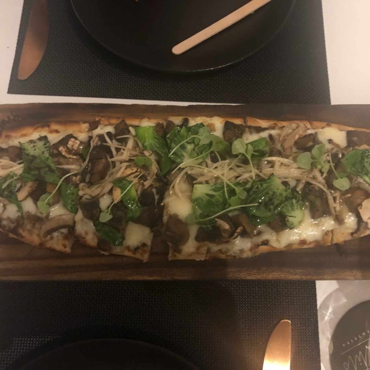 pizzeta de hongos