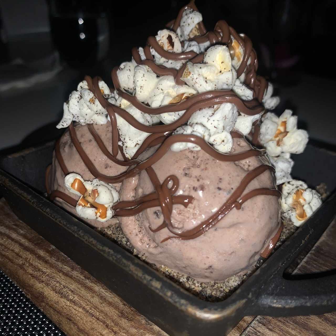 Helado de chocolate 