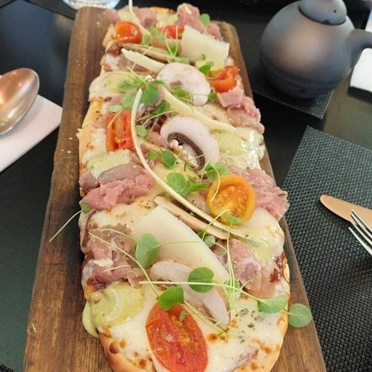 pizzetta carpaccio