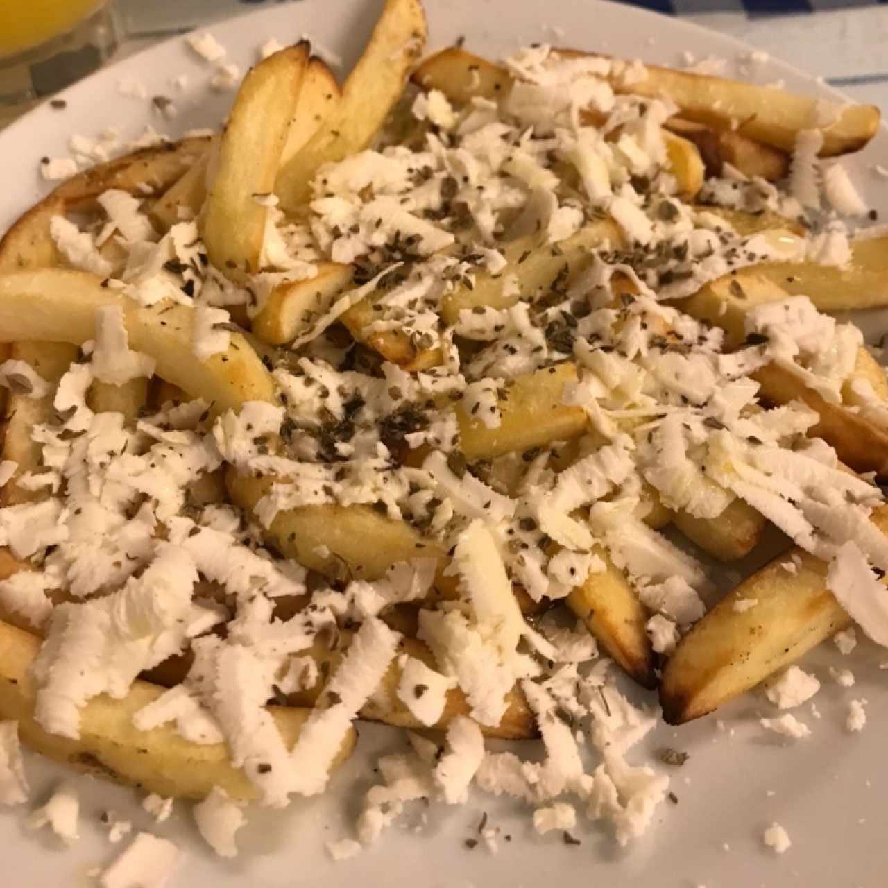 papas con queso feta