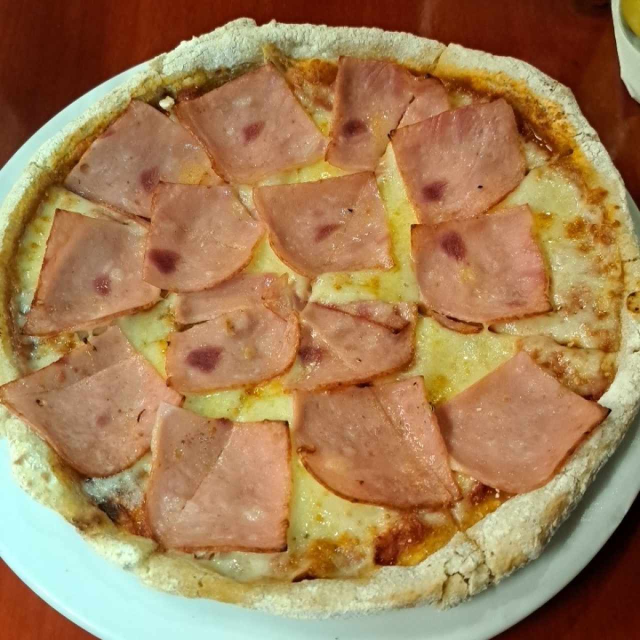 pizza de jamón