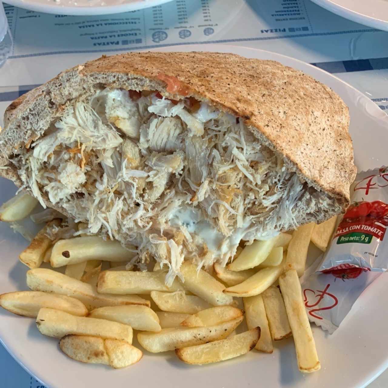 gyro de pollo integral 