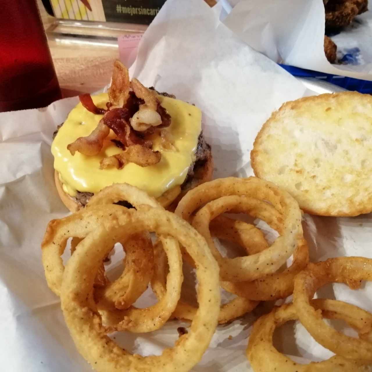 hamburguesa cheddar bacon 